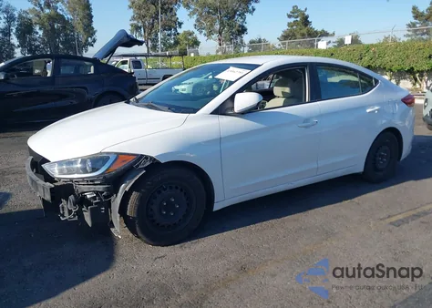 2017 Hyundai Elantra Se из США, поврежденный, VIN 5NPD74LF0HH208852